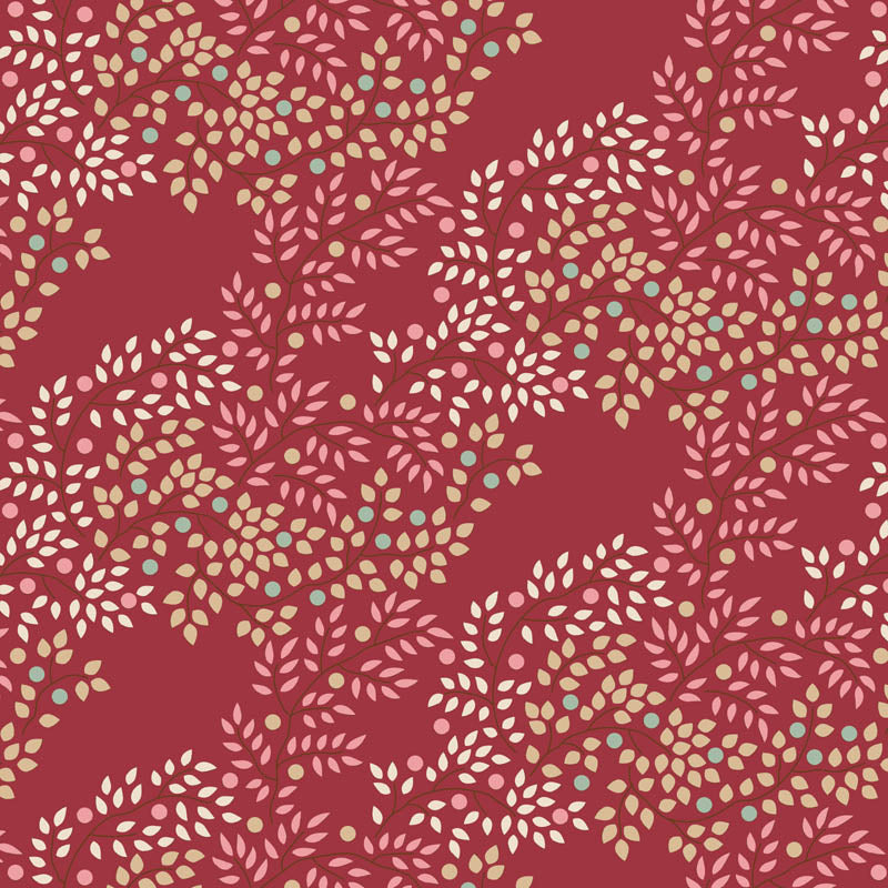 Tilda Creating Memories Berrytangle Burgundy