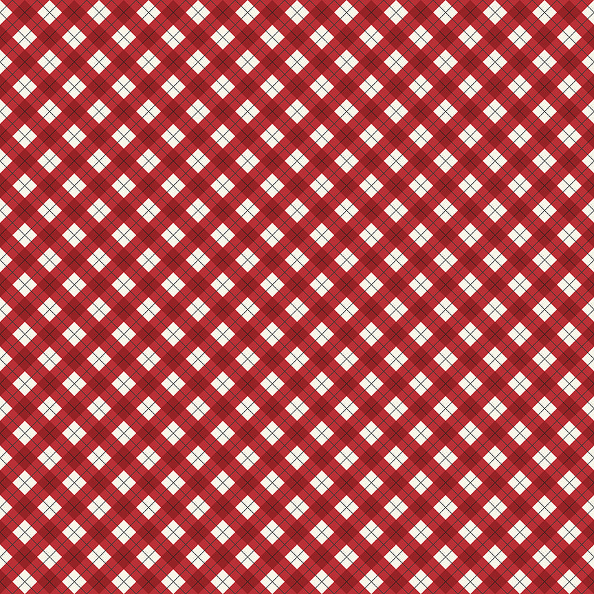 Woodsman Bias Plaid Red