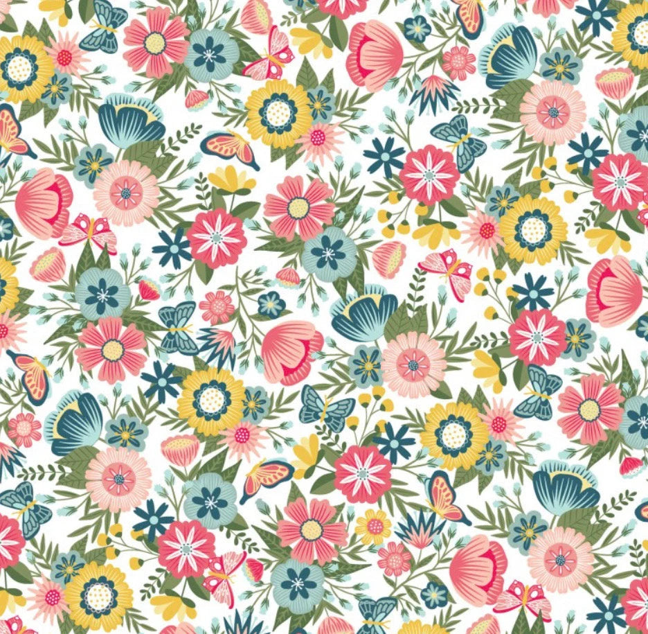 Vintage Flora Main White