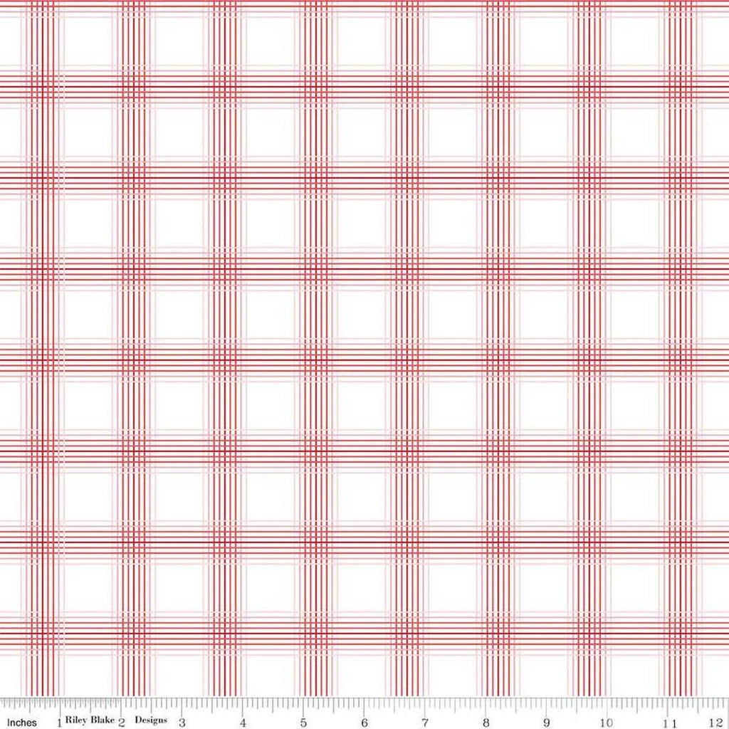 My Valentine Plaid White