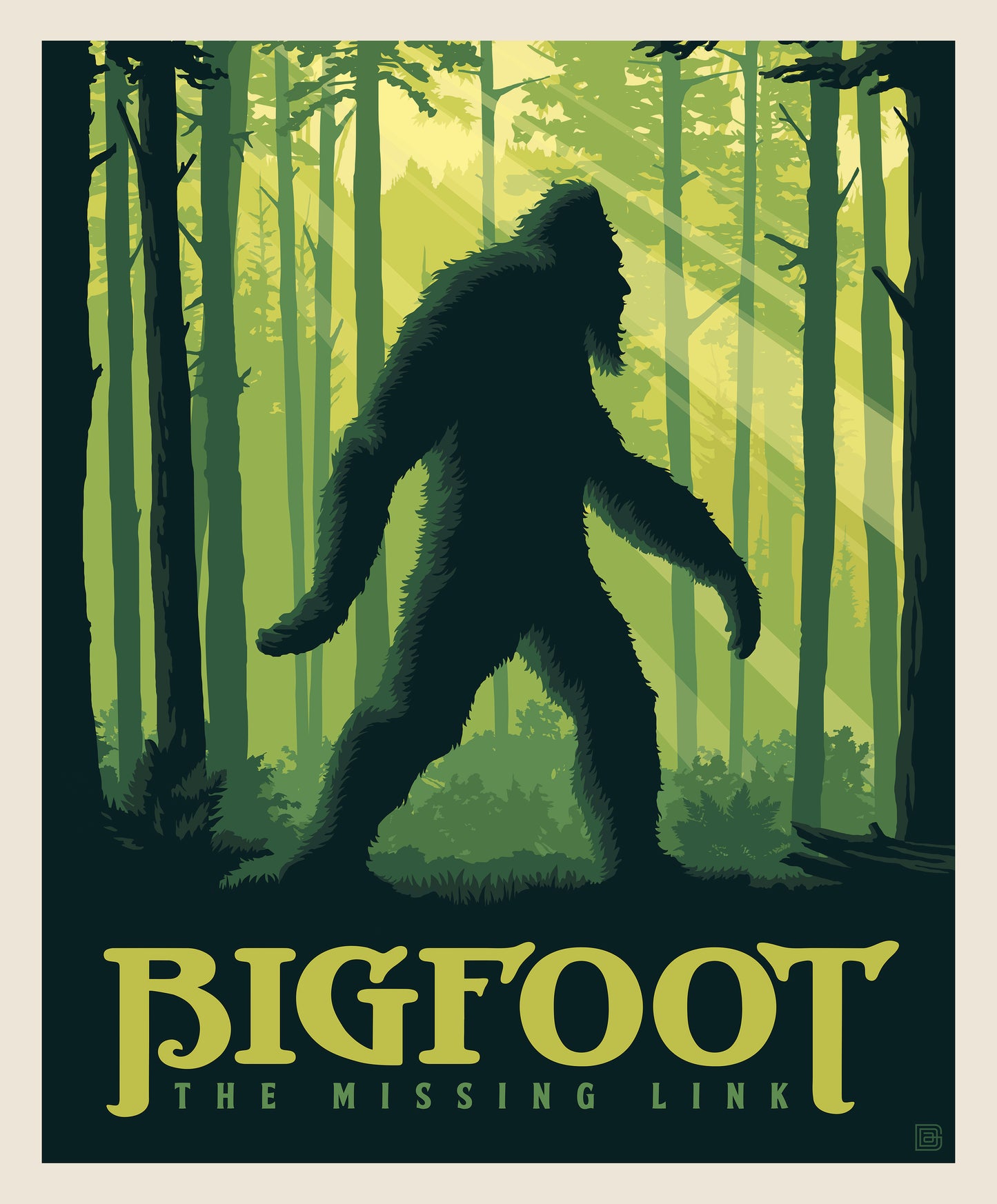 Bigfoot The Missing Link Panel 36"x43"