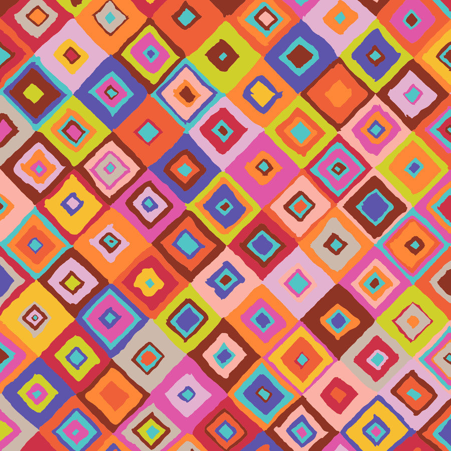 Kaffe Square Dance Red