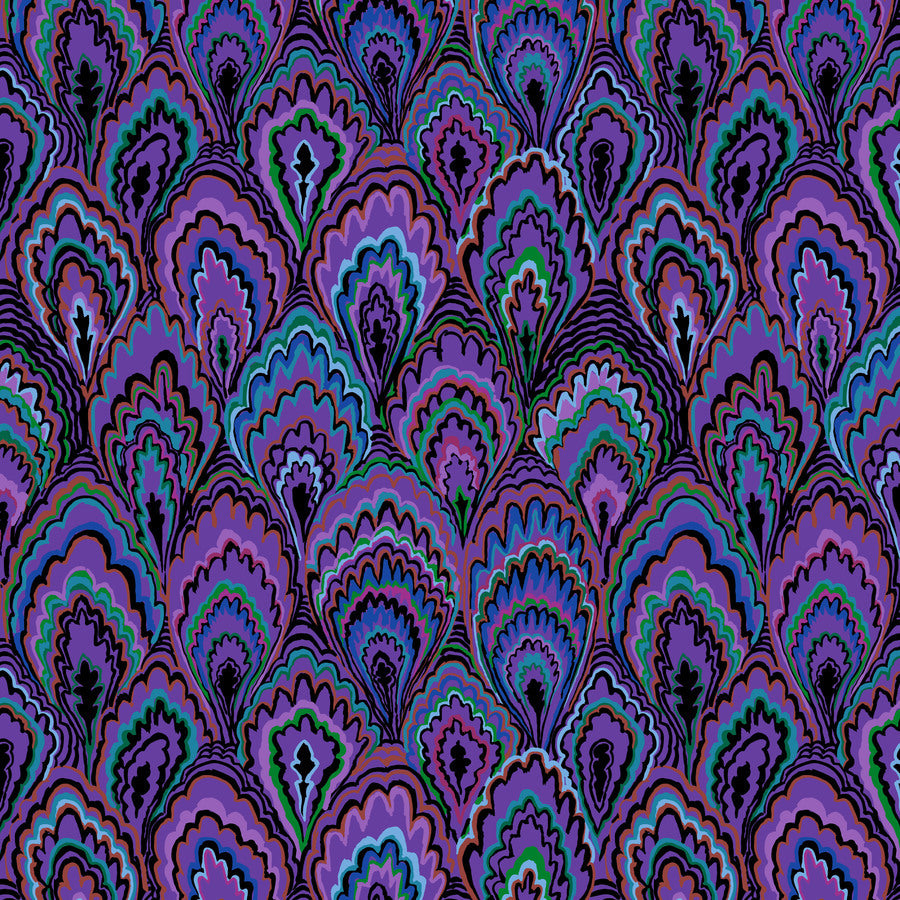 Marble Scallops Purple Kaffe