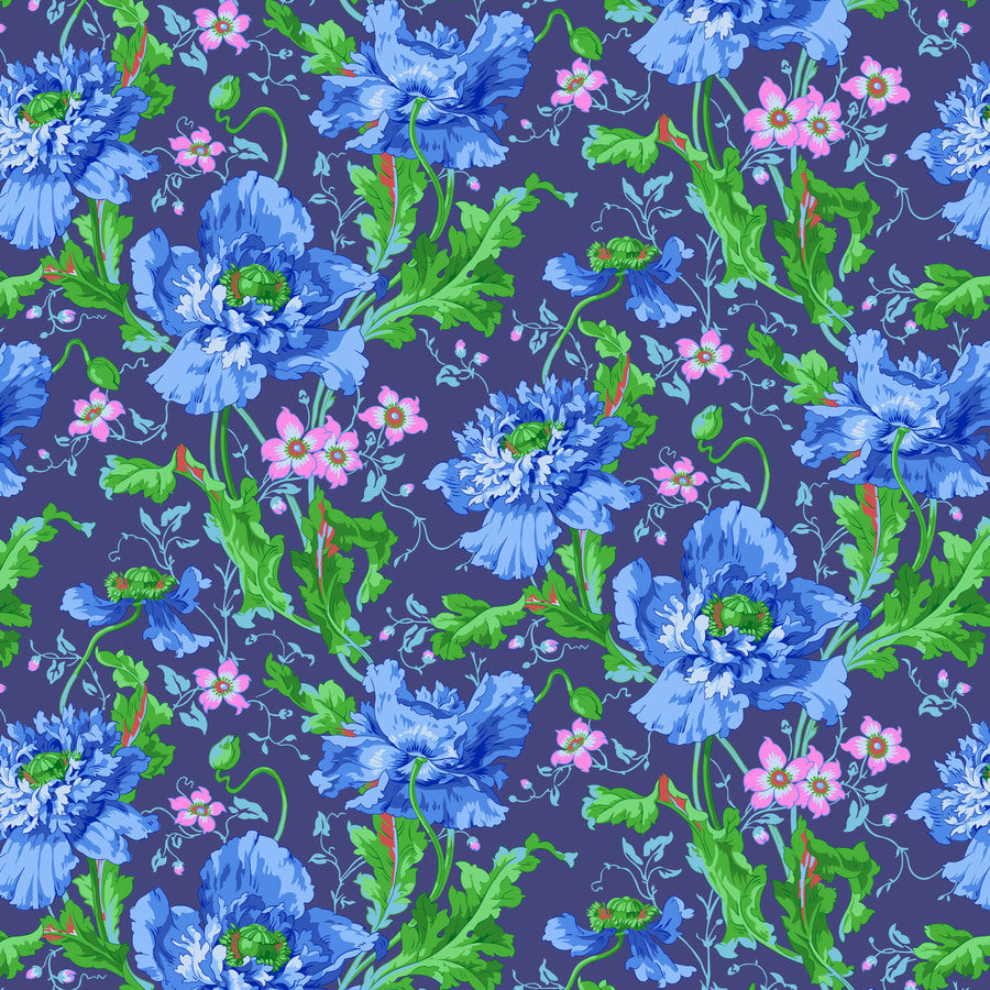 Kaffe Papaver Blue