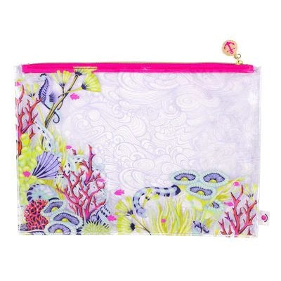 Tula Pink Floral Reef Medium Project Bag