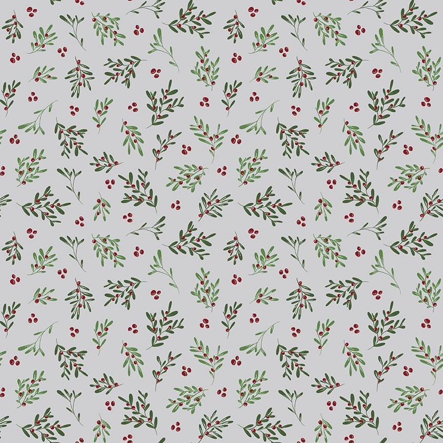 Mistletoe & Holly Mistletoe Silver