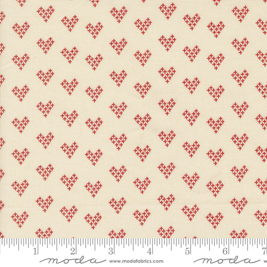 Threads Porcelain Red Hearts