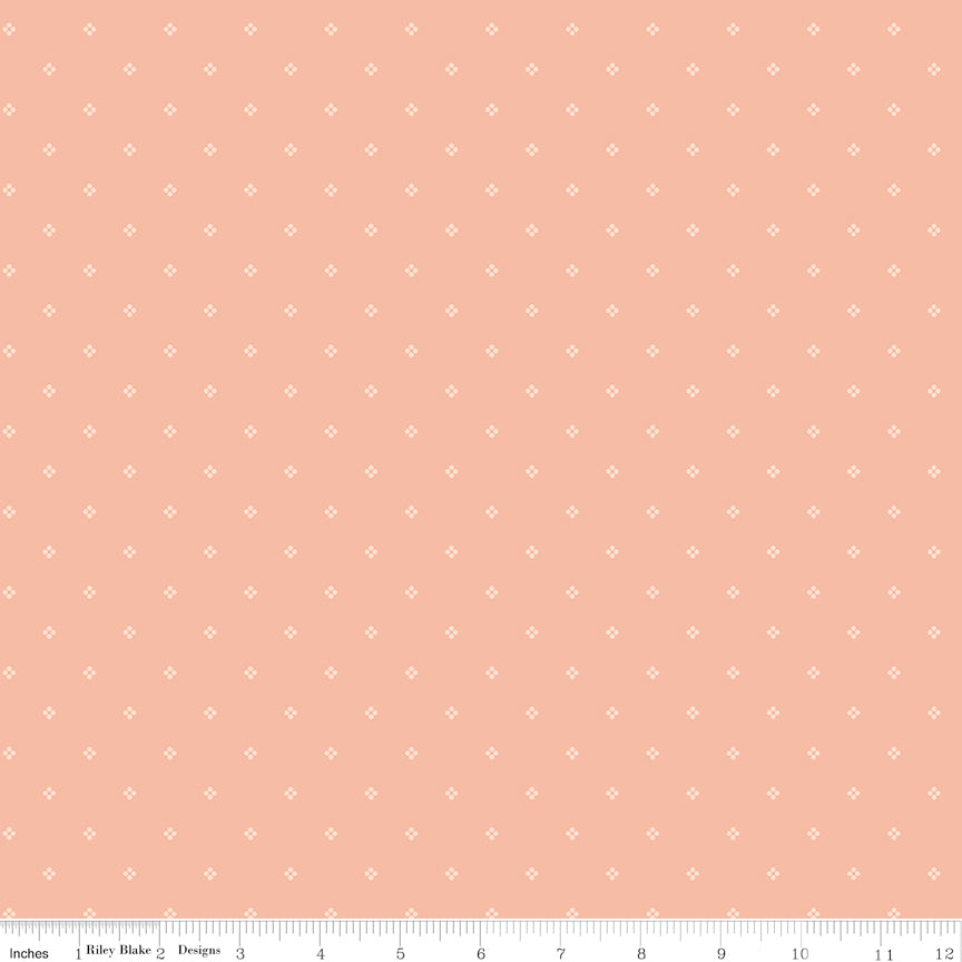 Rose & Violet's Bouquet Dots Peach