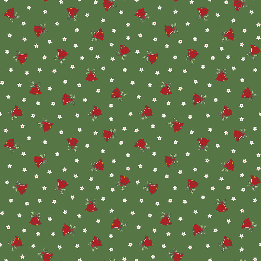 Mistletoe & Holly Scattered Bells Clover