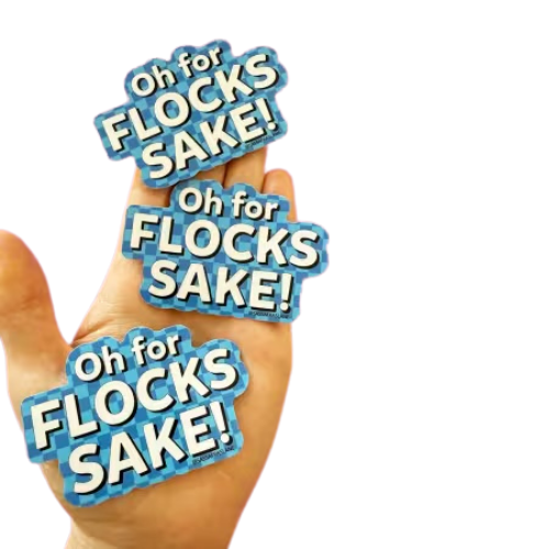 Flocks Sake Stickers