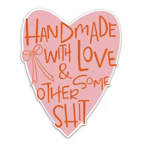 Made With Love Sticker