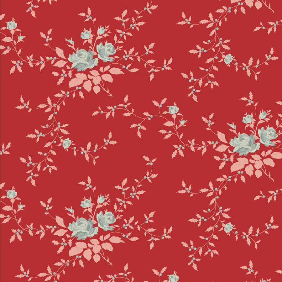 Tilda Merry Little Christmas Noel Red