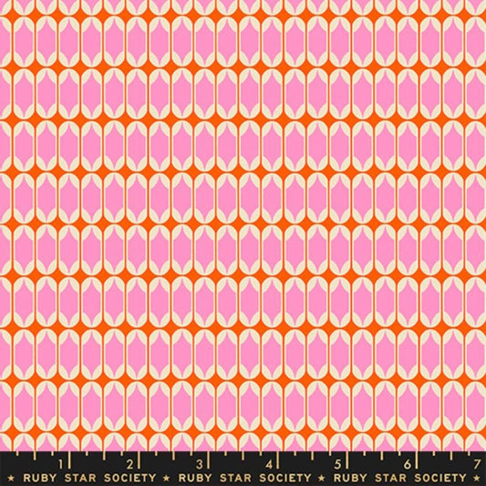 Trinketry Flamingo Retro Geometric