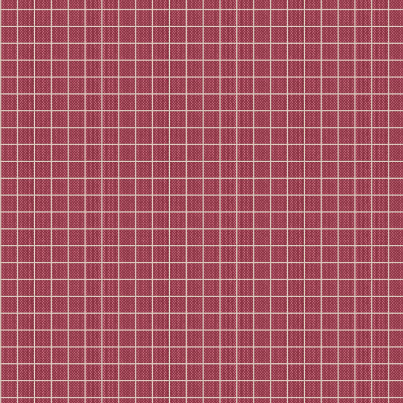 Tilda Creating Memories Plaid Burgandy