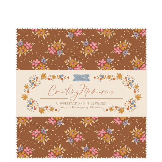 Tilda Creating Memories 5" Charm Pack Autumn