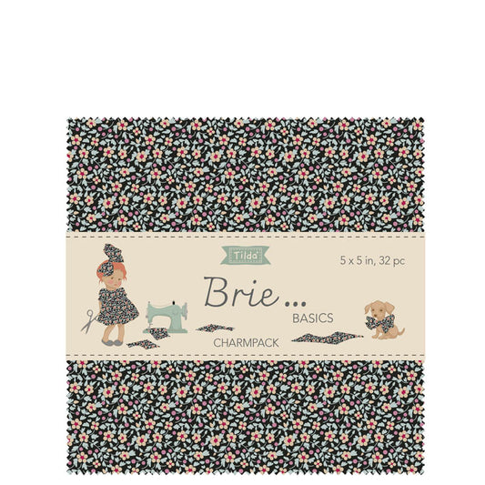 Tilda Brie Basics 5" Charm Pack