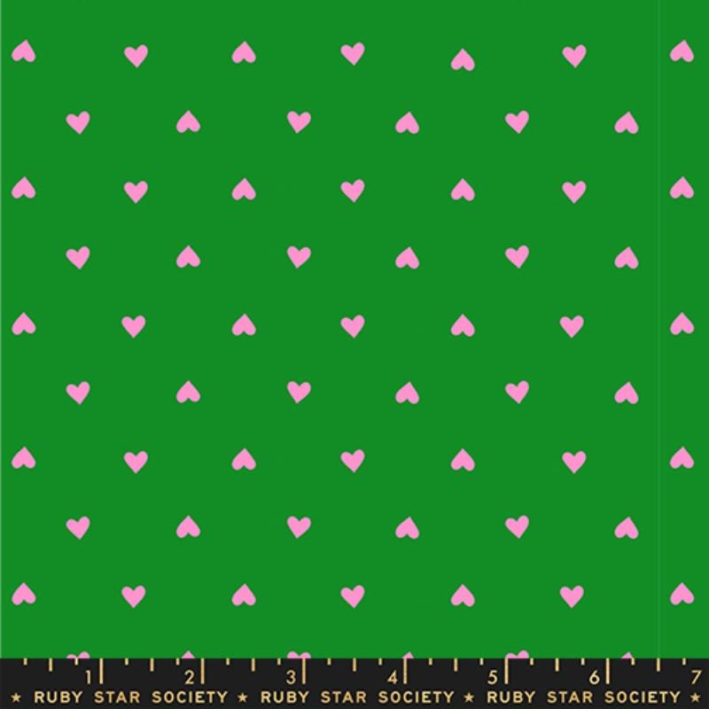 Trinketry Deep Verdant Neon Hearts