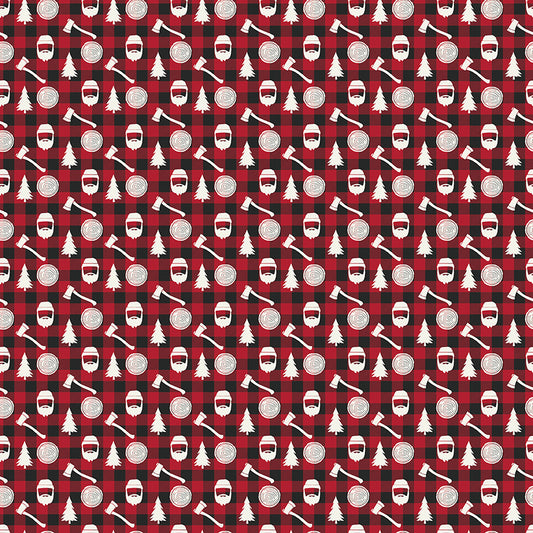 Woodsman Lumberjack Plaid Red