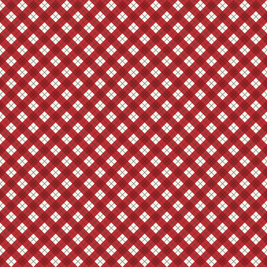 Woodsman Bias Plaid Red