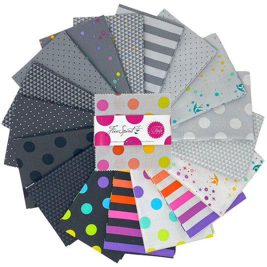 Tula Graywork 5" Charm Pack