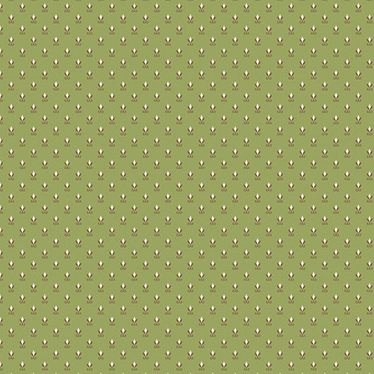 French Mill Green Foulard