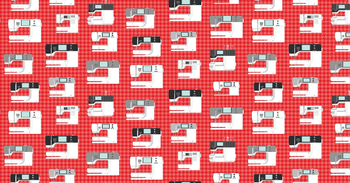 Sewing Room 2 Red Sewing Machines