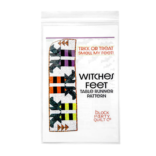 Block Party Witches Feet Table Runner