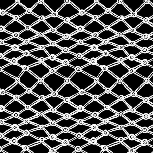 Kaffe Nets Black and White
