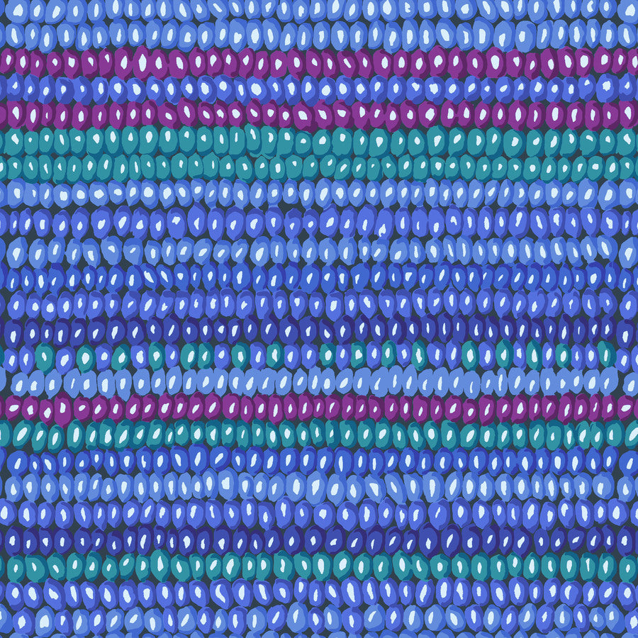 Kaffe Bead Stripe Cobalt