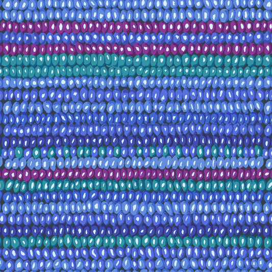 Kaffe Bead Stripe Cobalt