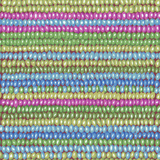 Kaffe Bead Stripe Moss