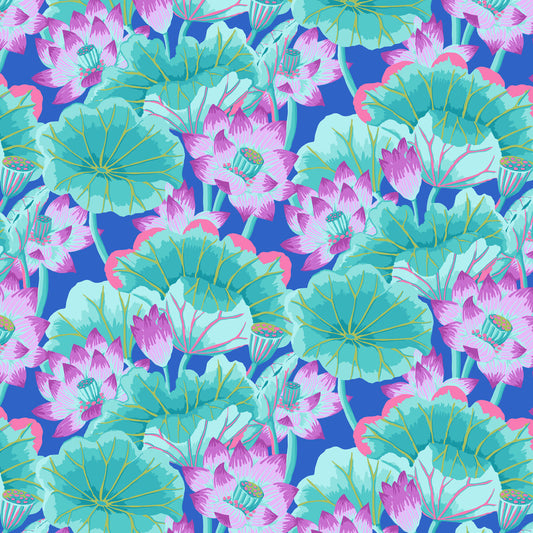 Kaffe Fassett Lake Blossoms Turquoise