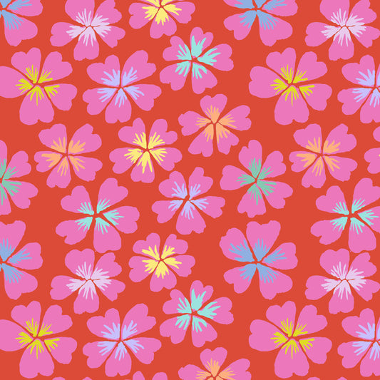 Kaffe Petals Red Feb 2024