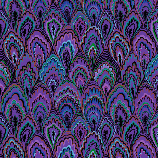 Marble Scallops Purple Kaffe