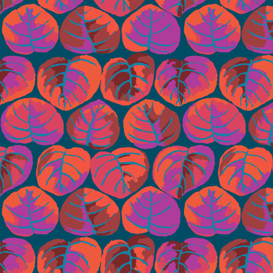 Palm Leaves Red Kaffe