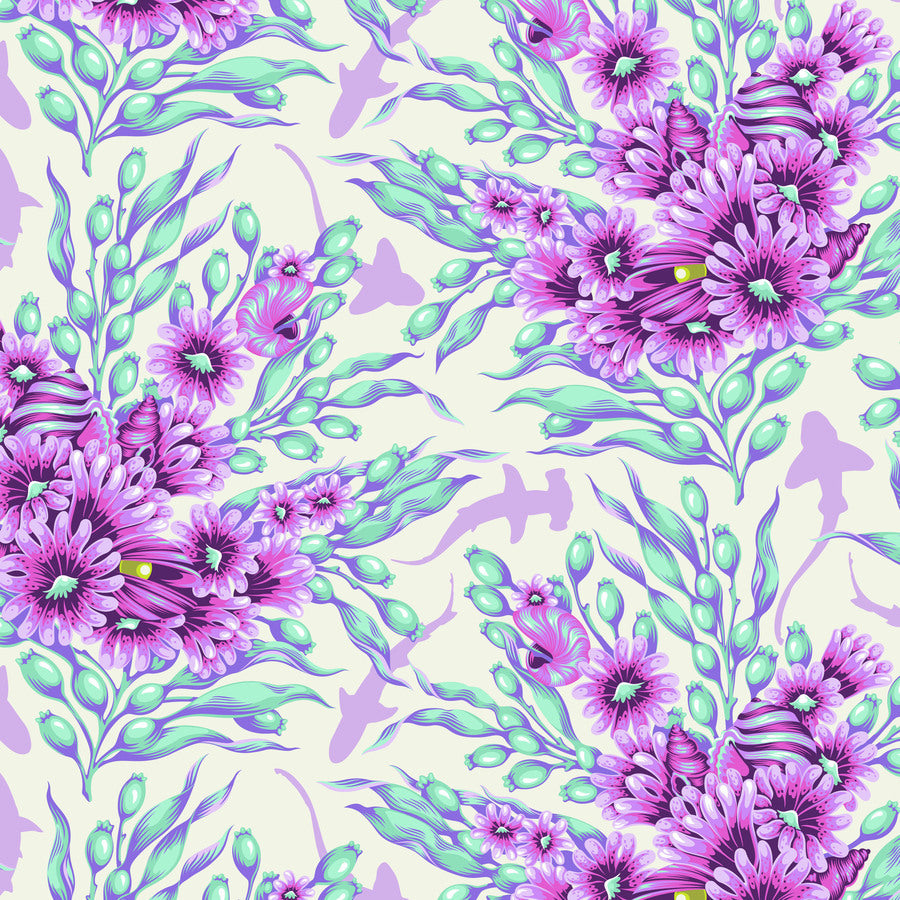 Tula Floral Reef Shadow Sharks Ultraviolet