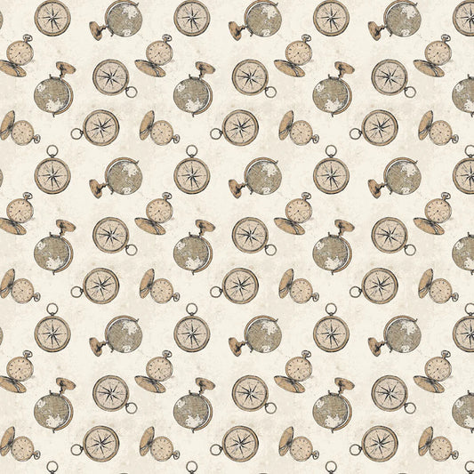 Cream Explore Digital Time Zone