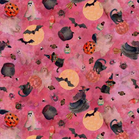 Faboolous Halloween Toss Dark Raspberry
