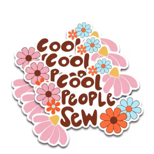 Cool People Sew Sticker