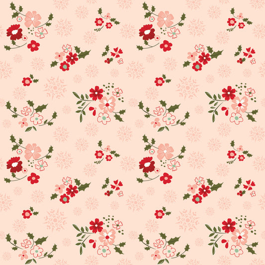 Glisten Winter Flowers Blush