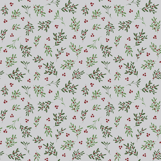 Mistletoe & Holly Mistletoe Silver