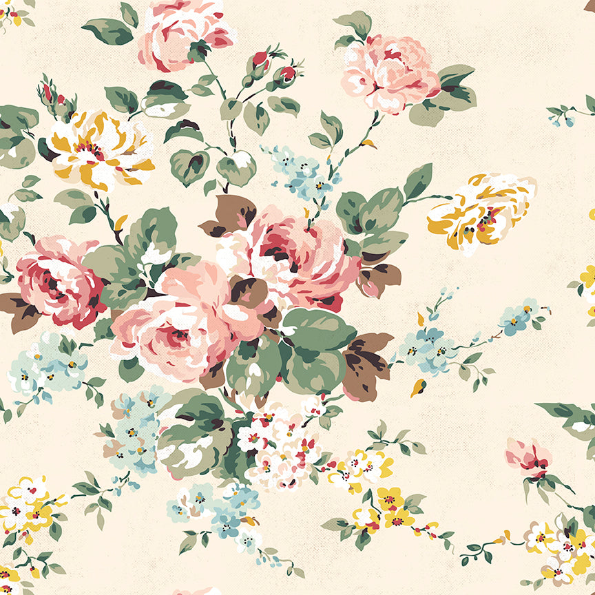 Rose & Violet's Bouquet Main Cream