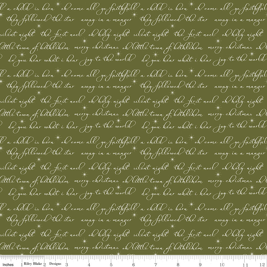Glisten Text Green