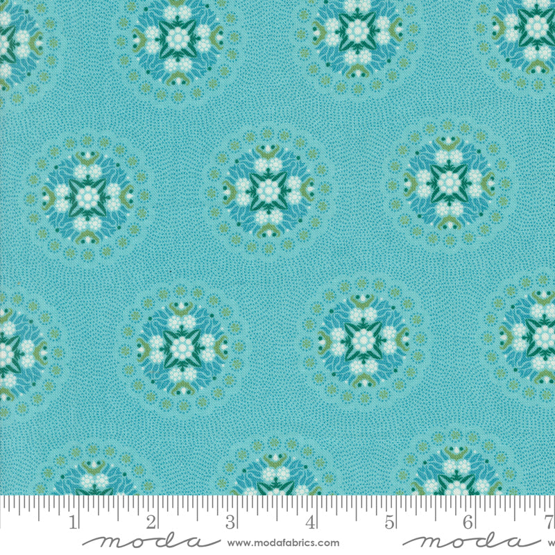 Sunday Brunch Mint Tea Crepe Geometrics