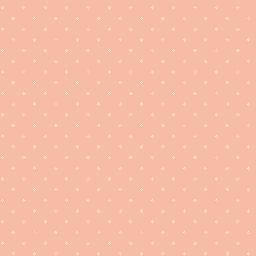 Rose & Violet's Bouquet Dots Peach