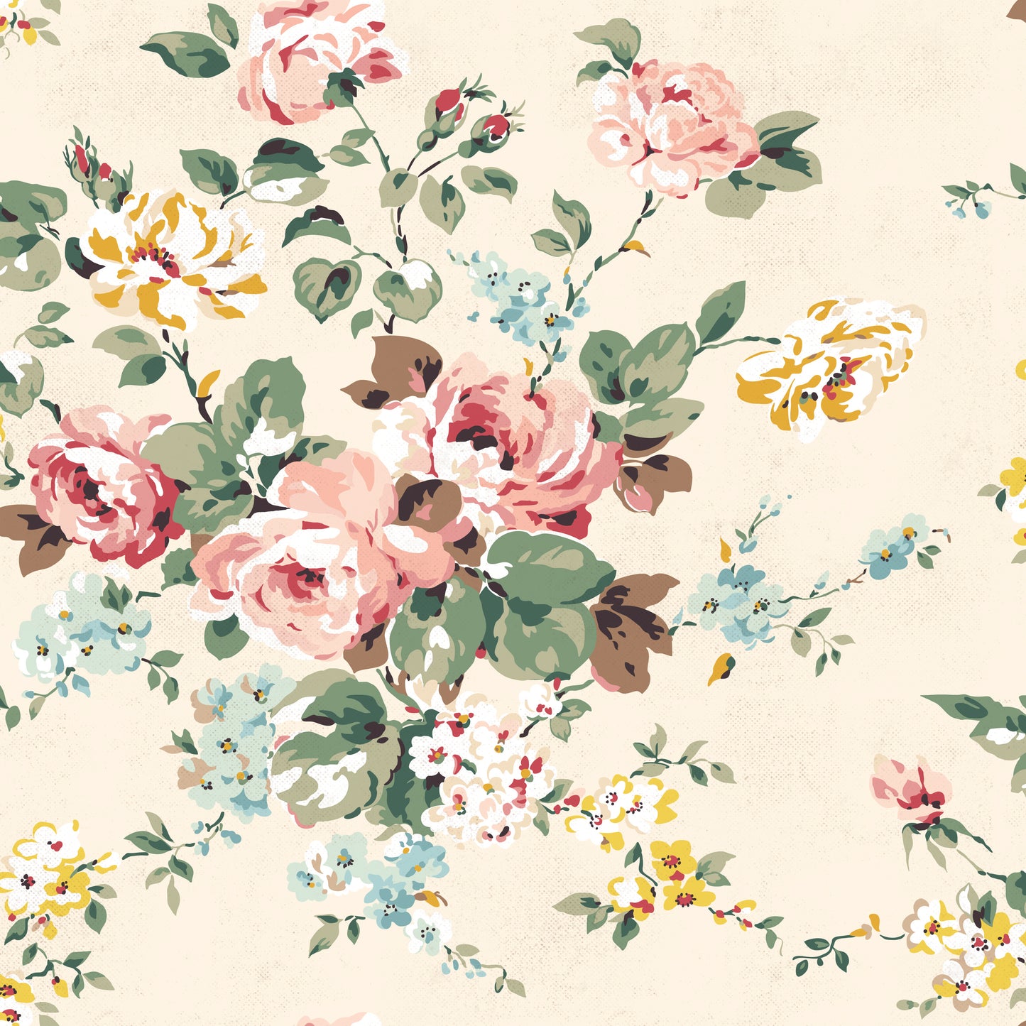 Rose & Violet's Bouquet Main Cream