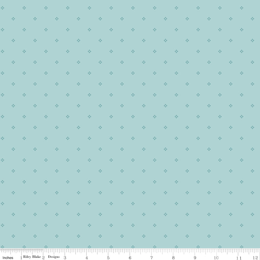 Rose & Violet's Bouquet Dots Blue