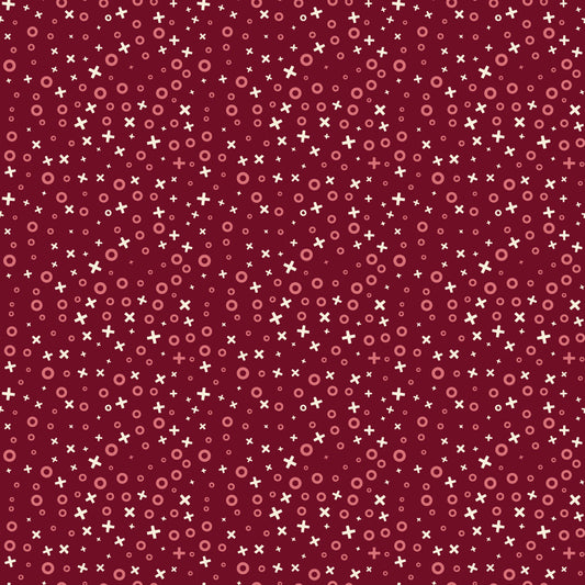 Love You Always XOs Burgundy