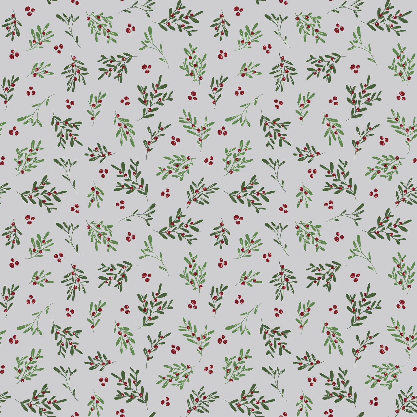 Mistletoe & Holly Mistletoe Silver
