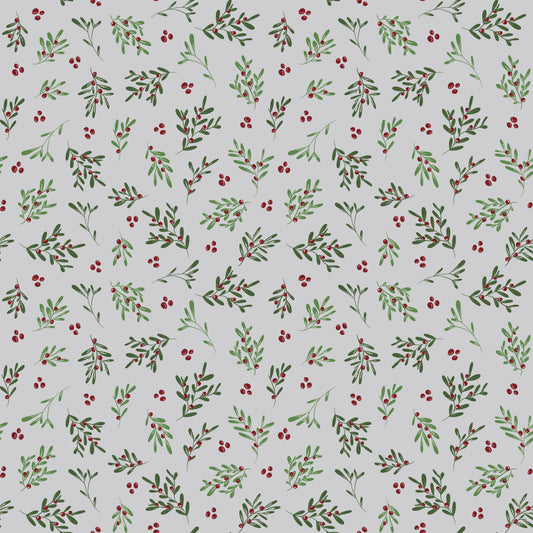 Mistletoe & Holly Mistletoe Silver
